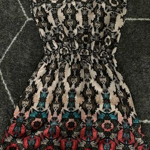 💛Colorful Aztec Dress with Zipper in the Back